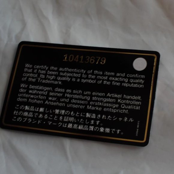 Chanel Mademoiselle 2 Piece Vertical Quilted W / Wallet Lambskin Leather - Picture 13 of 14